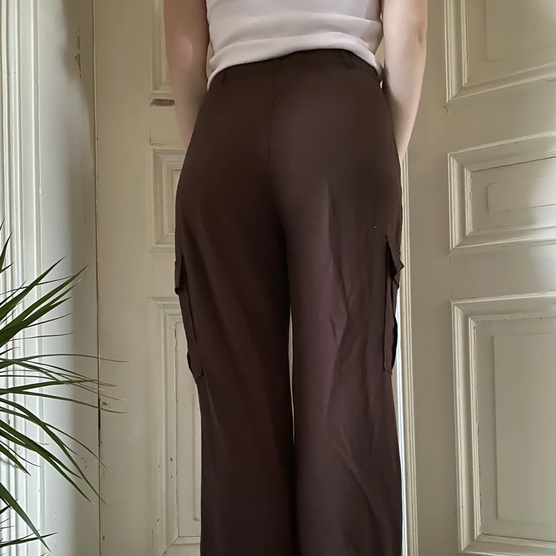 Bruna cargobyxor - 90