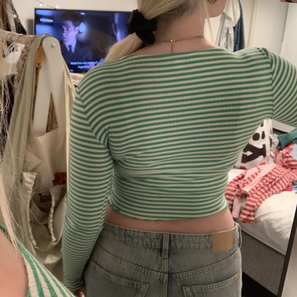 Randig topp💚 - 90