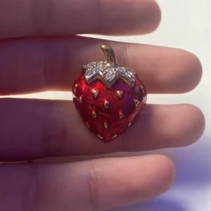 Brosch!  - Jordgubbe 🍓 nyskick 💕