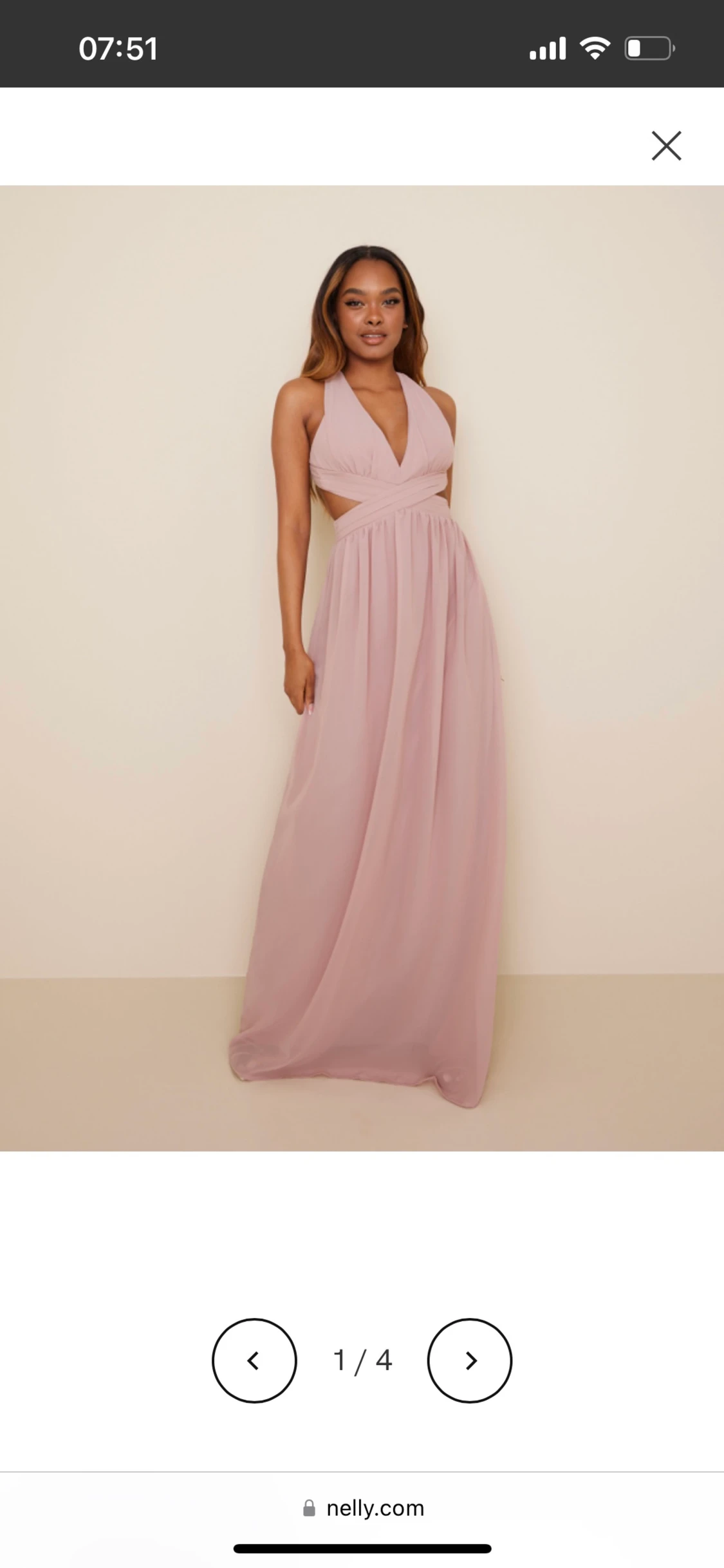 Bridesmaid klänning, strl medium - 90