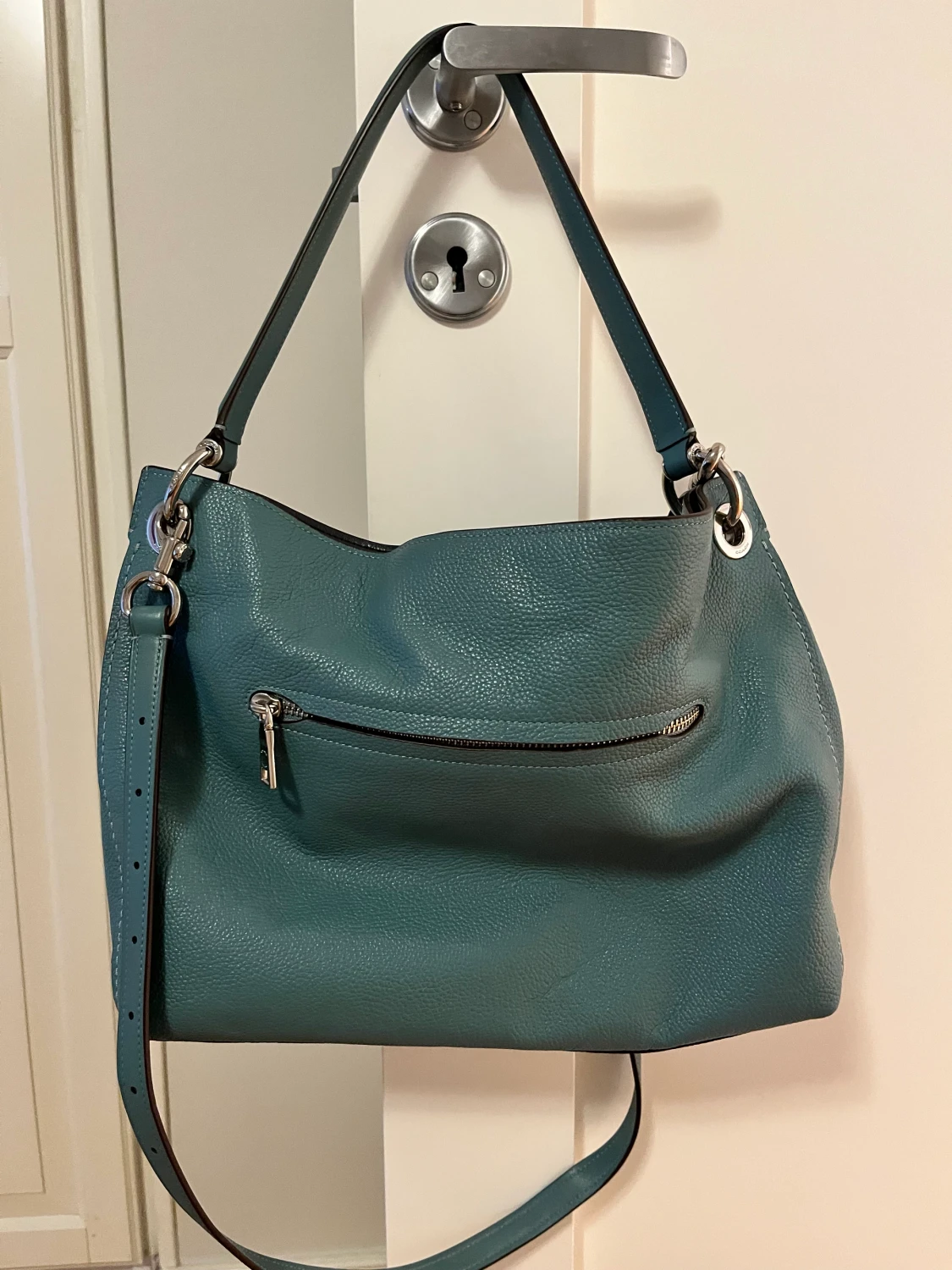 Coach väska petroliumblå - 90