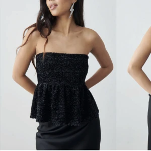 Glittrig topp - Glittrig topp från Gina, använd en gång, nypris 300kr men säljer för 180💘