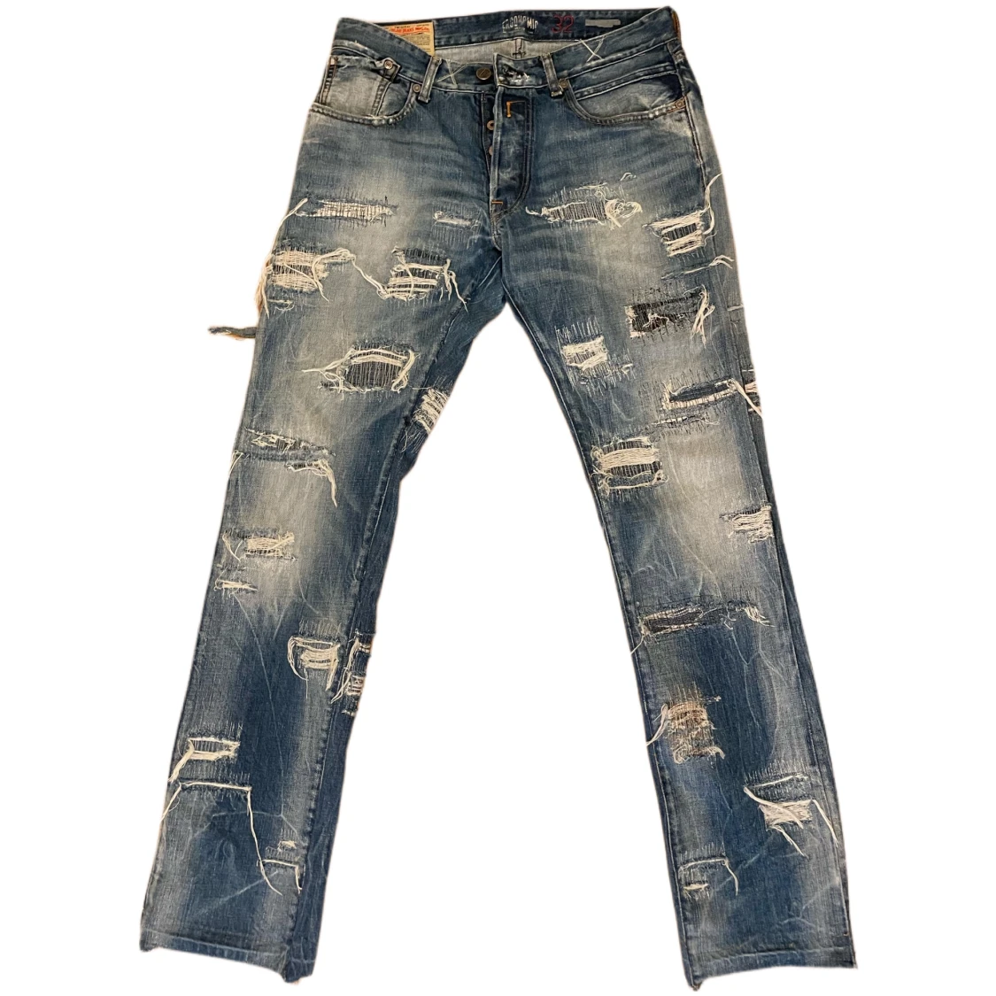 Custom Distressed denim