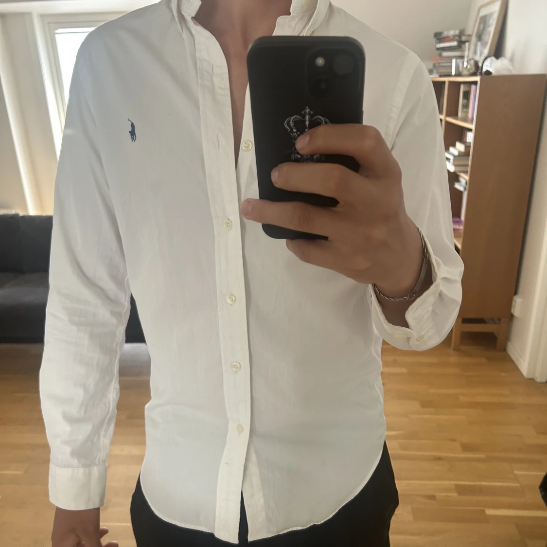 Vit Ralph lauren skjorta