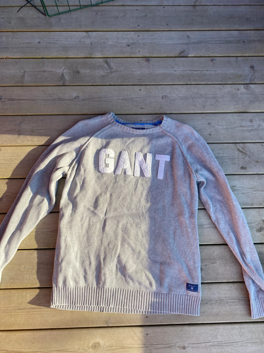 Grå Gant tröja , Stickad