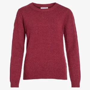 Vila stickad tröja  - En jätte fin vin röd stickad tröja, aldrig använd♥️