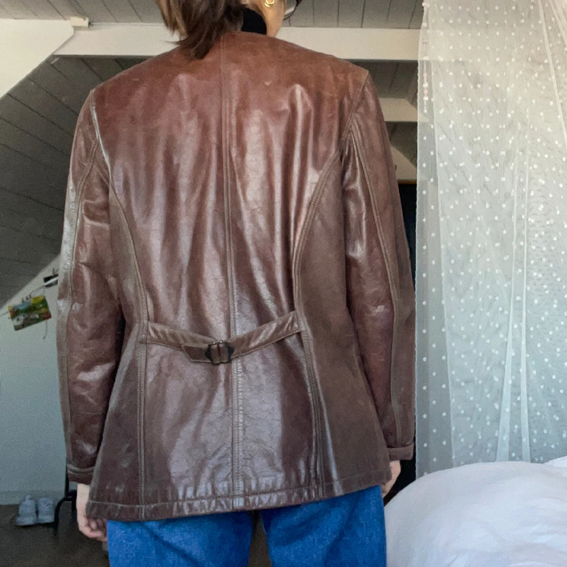 Vintage läderjacka - 90