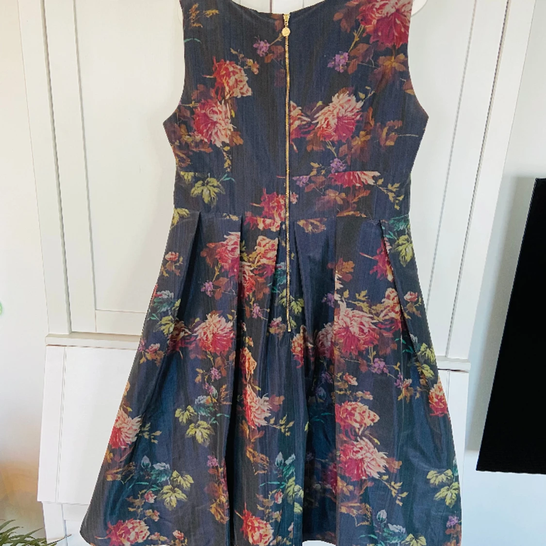 Blommig Cocktail Kortklänning  - 90