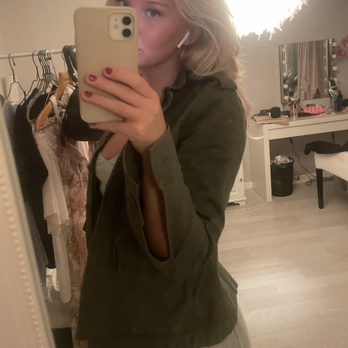 Militärgrön jacka - 90