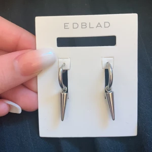 Edblad örhängen  - Undrar om någon vill byta mina silvriga Edblad örhängen mot guldiga.