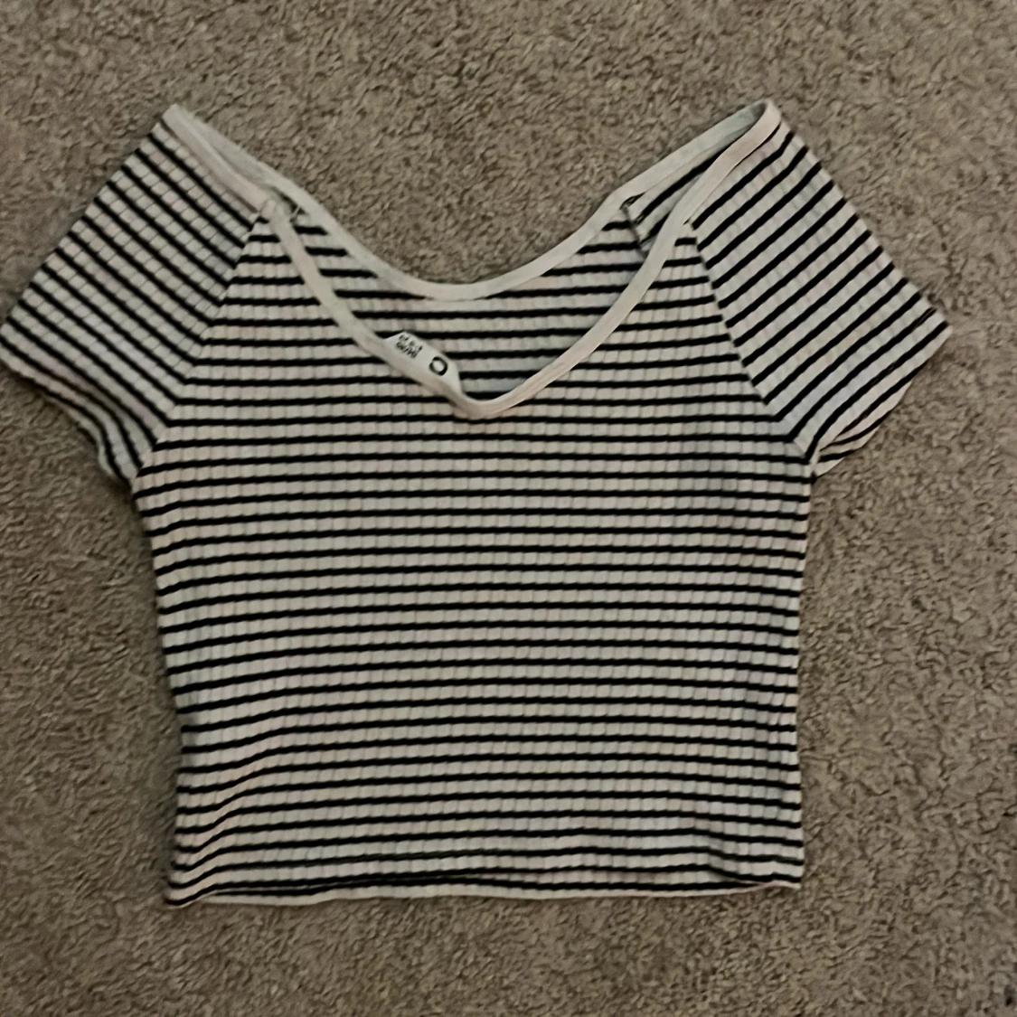 Urringad, randig topp - 91