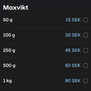 Frakt  - Dessa är de frakt priserna jag använder utanför plicks köp nu funktion ❤️