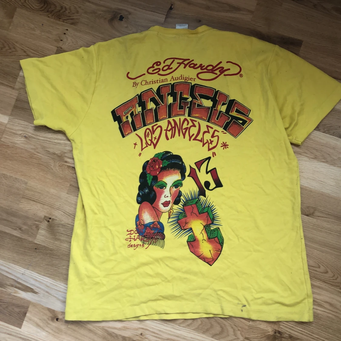 Gul ed hardy t-shirt - 91