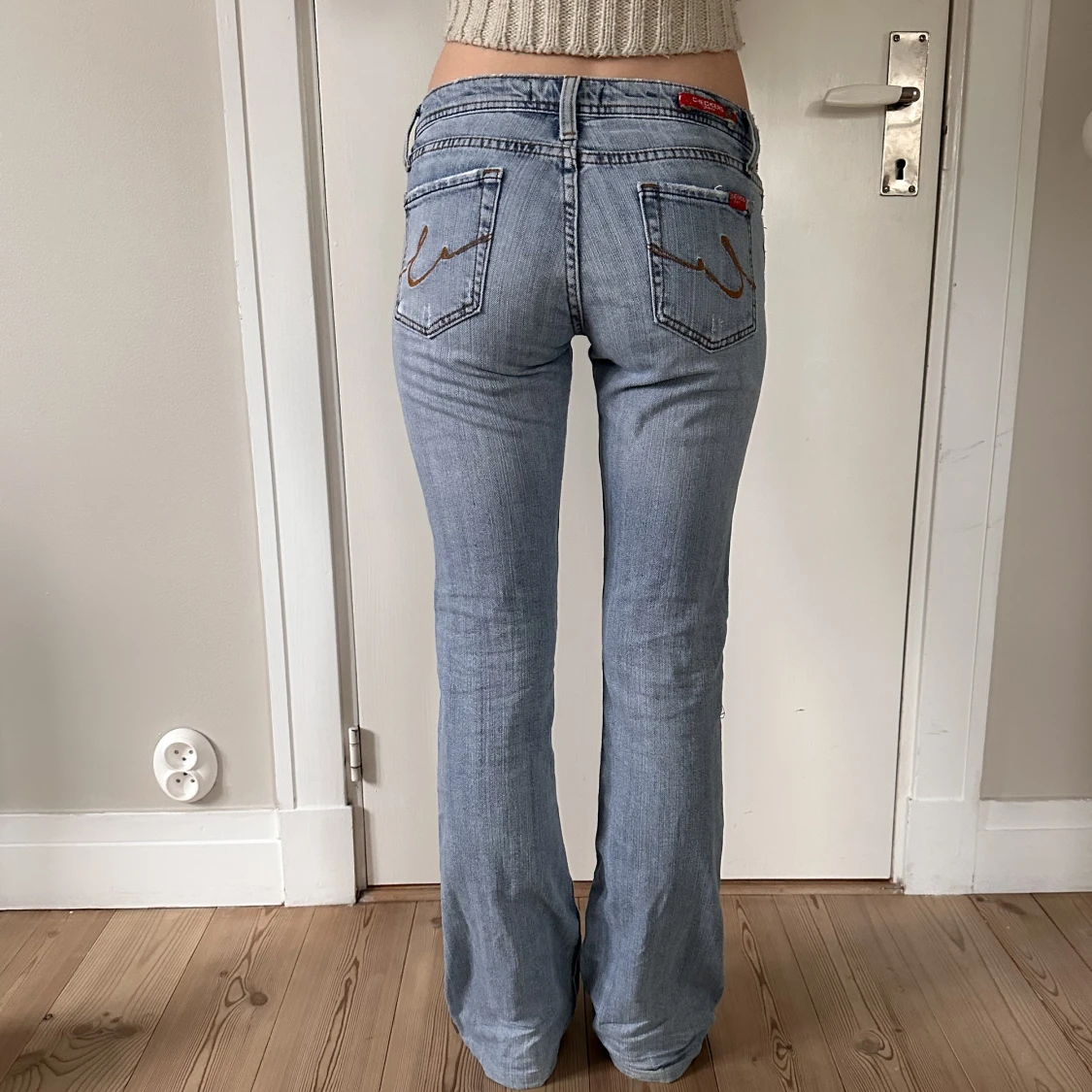 Lågmidjade bootcut  - 90