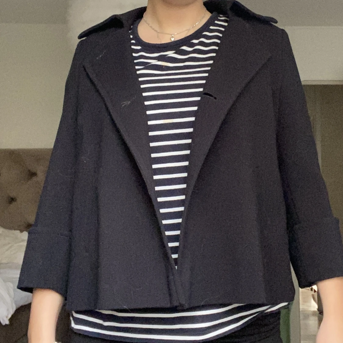 Trekvartsärmad kappa - 91