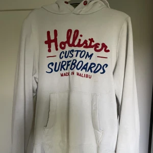 Hollister hoodie - Skitsnygg hoodie från hollister. Helt perfekt nu till sena sommarkvällar. Väldigt gullig att bra dra över sig om det blir lite kallt.