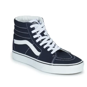 Mörkblå Vans skor - Superfina populära mörkblå höga Vans skor, använda men fint skick. Skriv privat för egna bilder💗