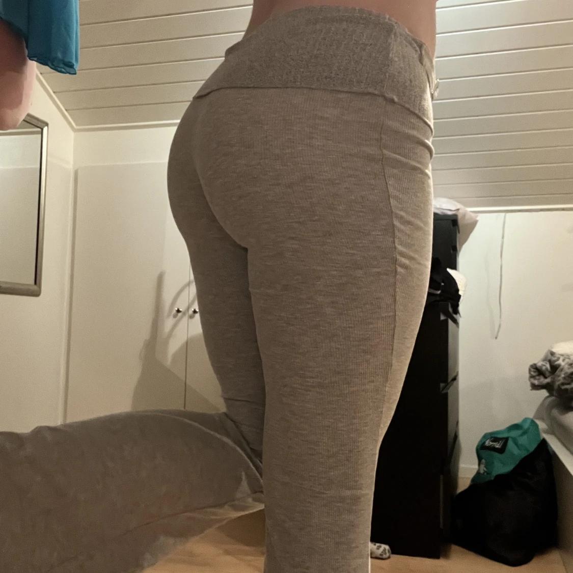 Lågmidjade byxor - 90