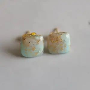 Handmade earrings made by me. :) 