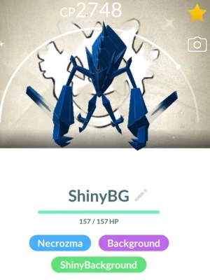 Pokémon GO trade  - Säljer en trade på shiny necrozma med bakgrund, vid värde av trade fungerar det! Annars är priset vad det är!