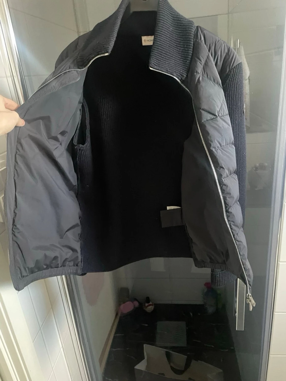 Svart cardiganjacka från Moncler - 2