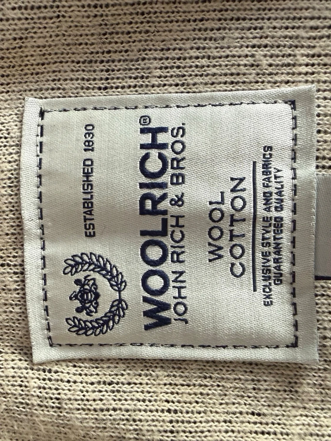 Woolrich zip- cardigan strorlek -L - 3