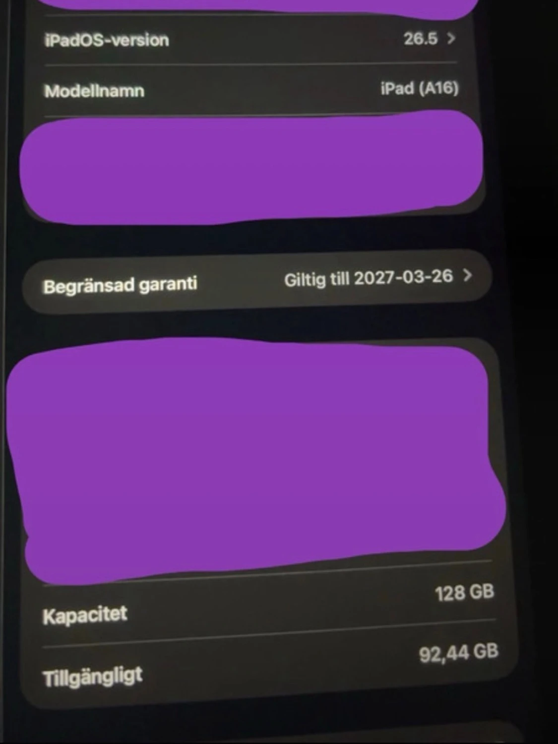 Silver ipad 11th gen 128gb - 2