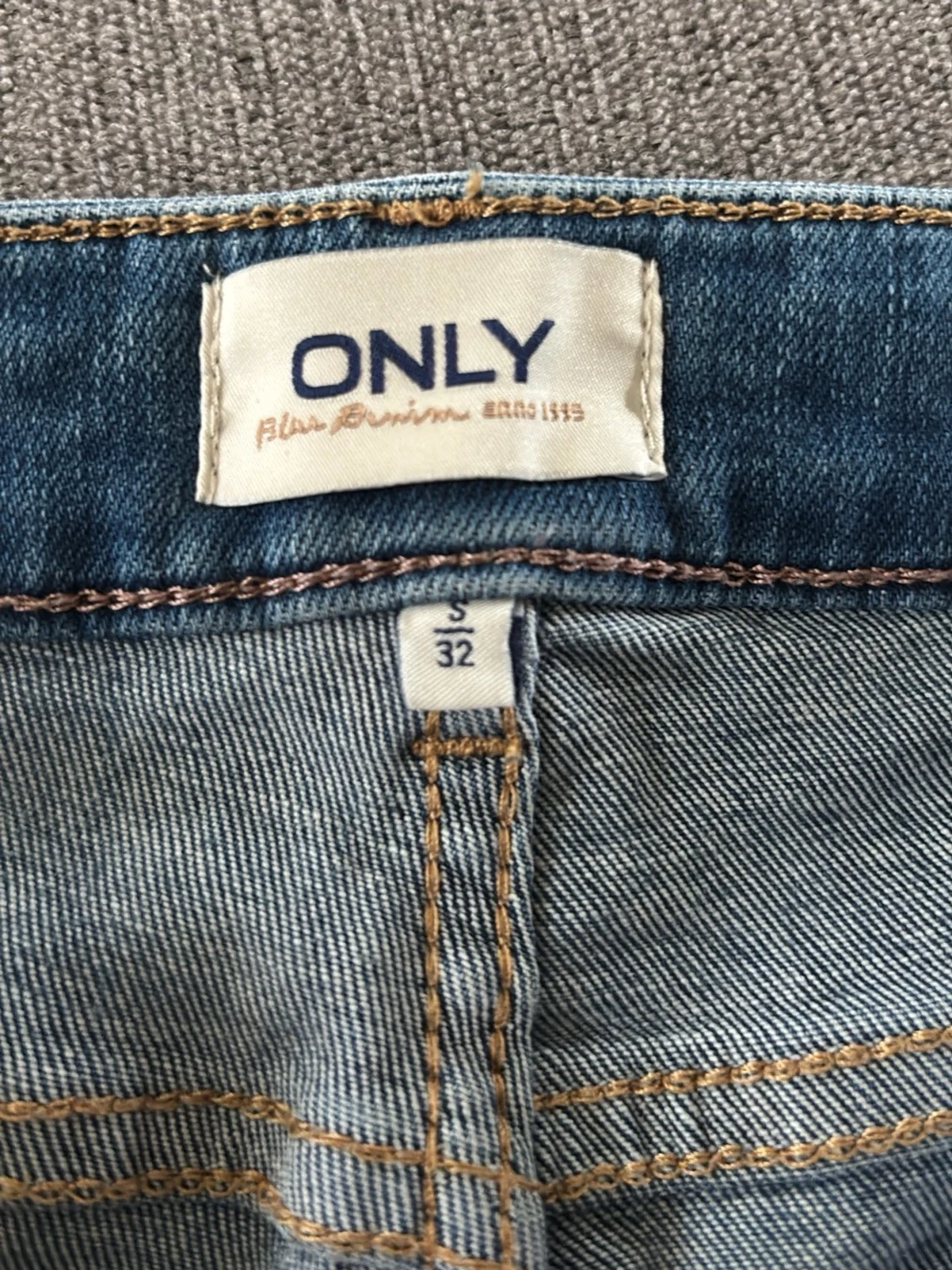 Blå bootcut jeans - 4