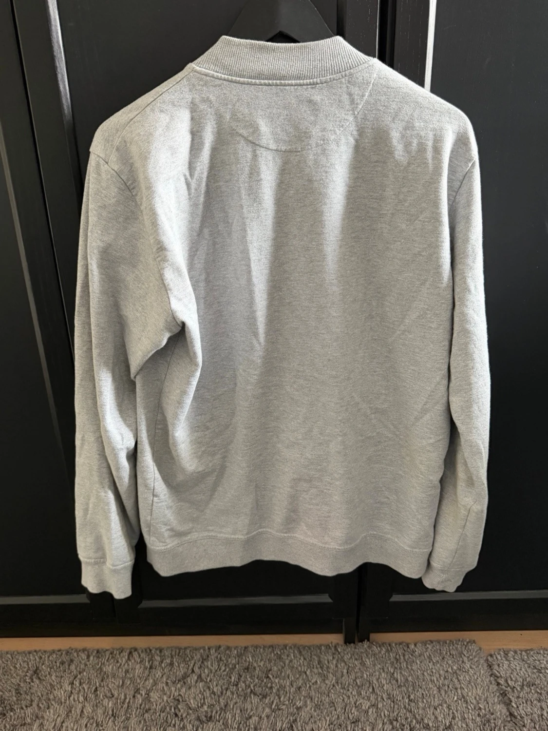 Ljusgrå zip cardigan  - 3