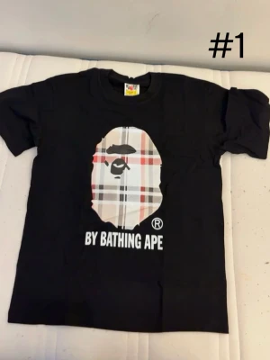 BAPE T-Shirt Svart #1 - Storlek: S, helt ny aldrig använt. Startpris: 300kr