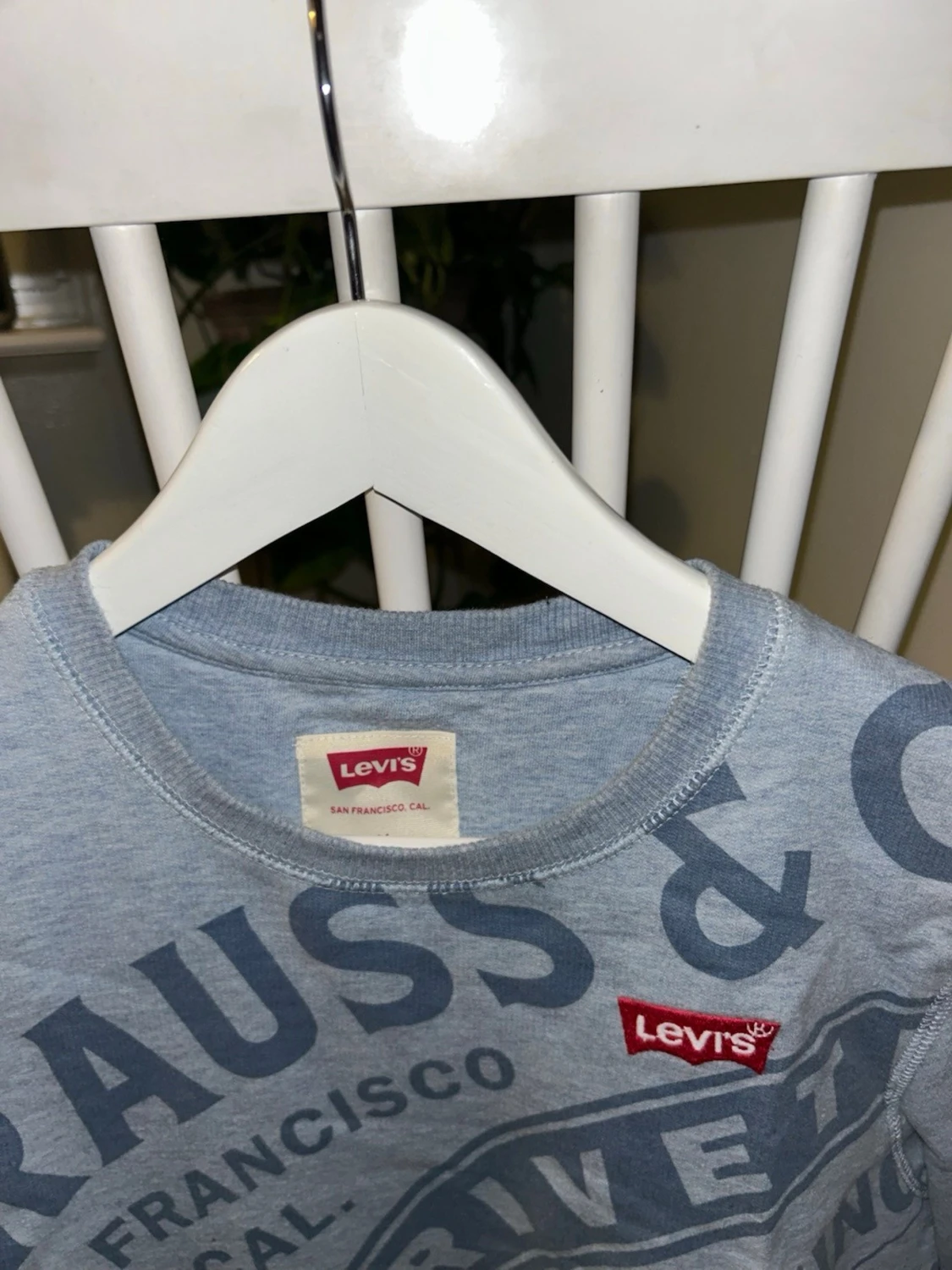 Ljusblå sweatshirt från Levi's - 1