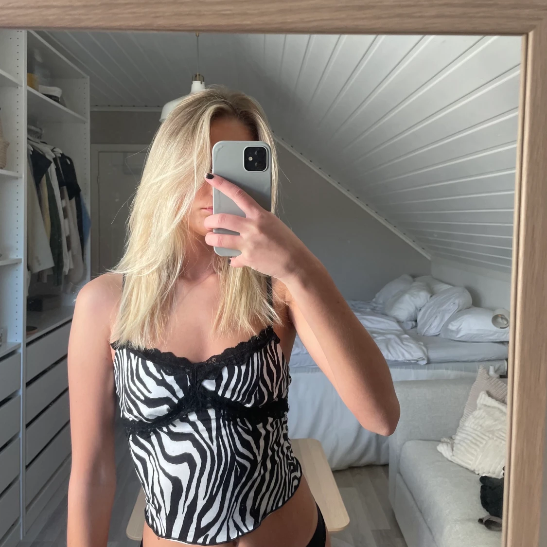 Zebramönstrat linne - 90