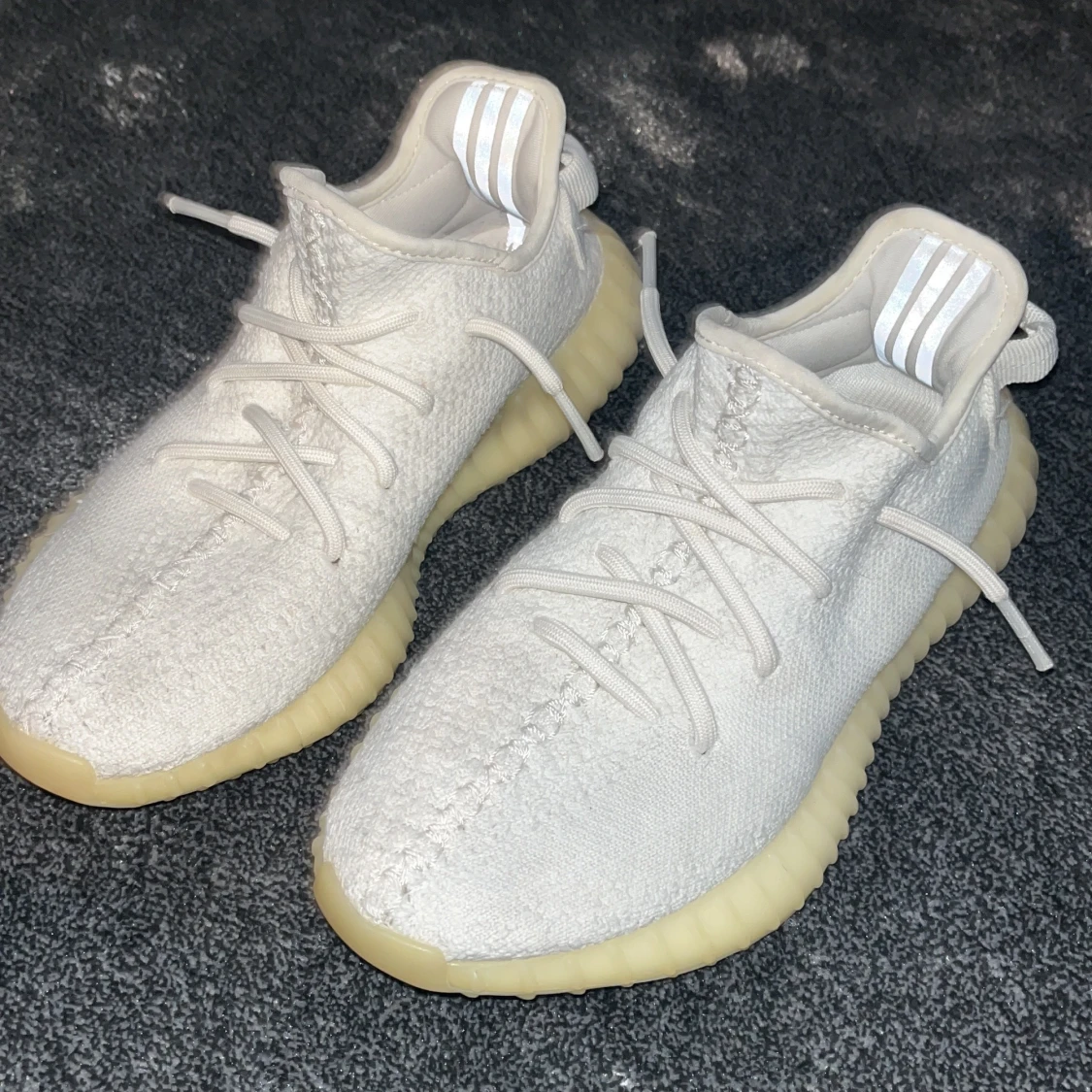 Adidas cream white yeezys