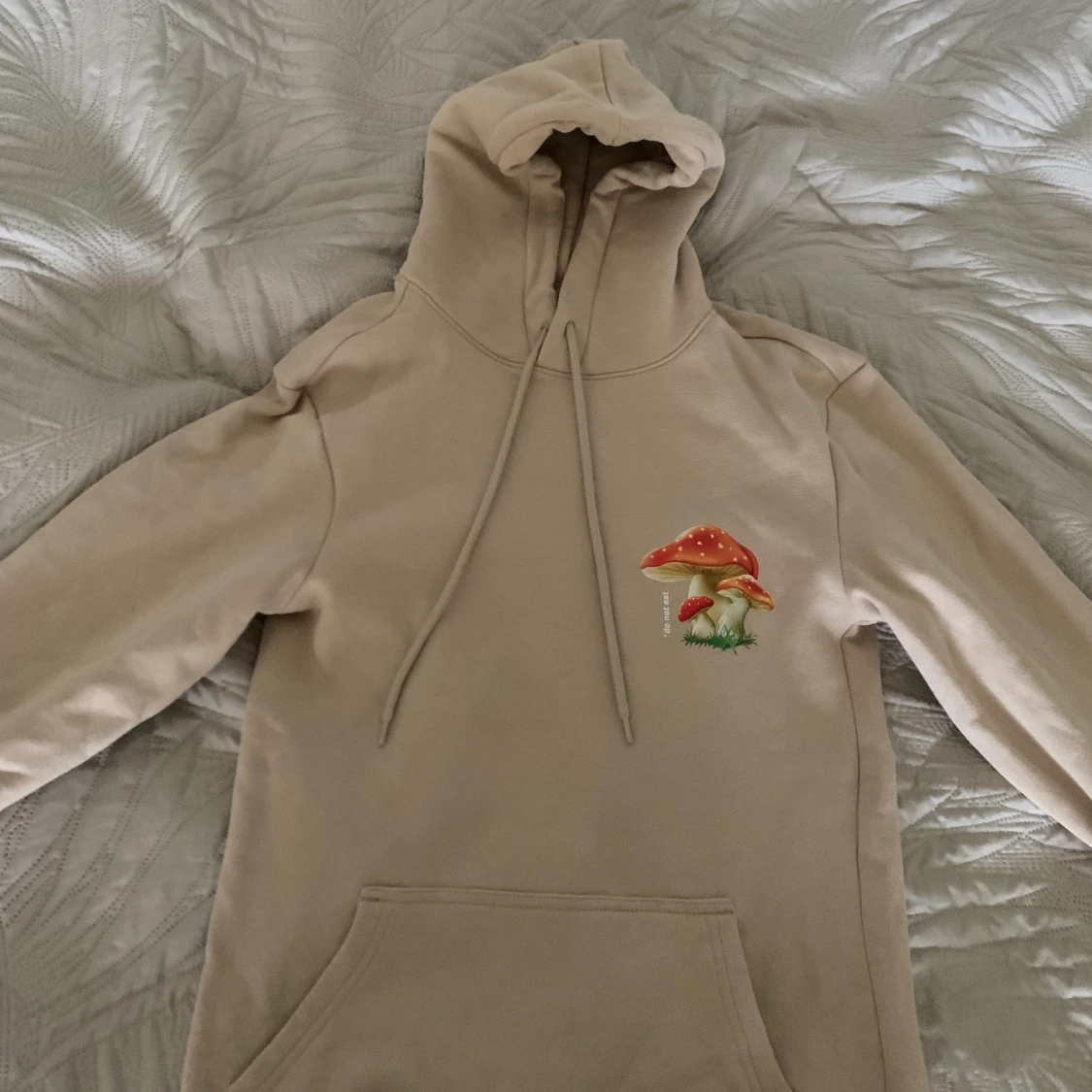 H&M Beige Mushroom Hoodie XS - 90