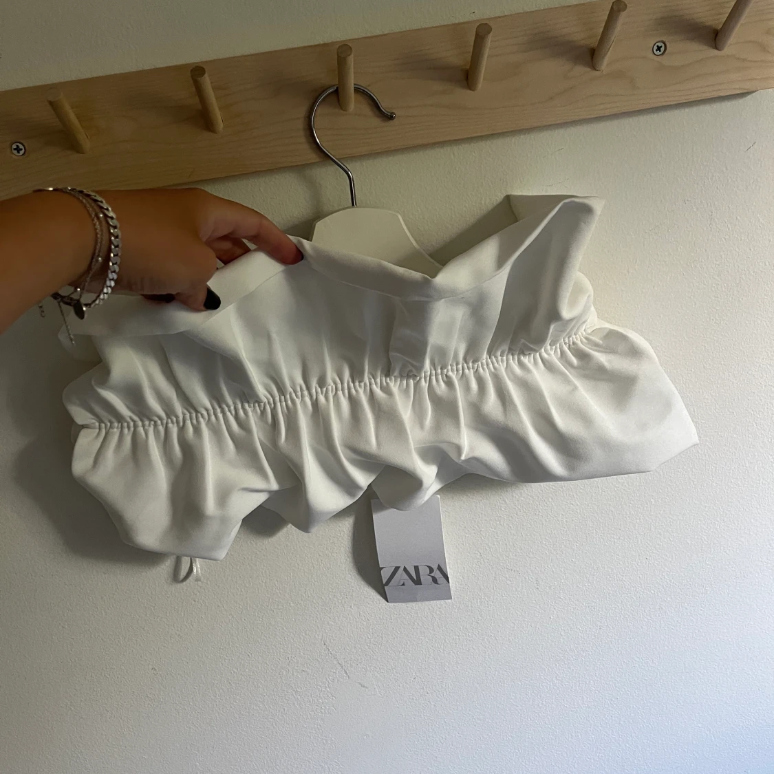 Bandeau topp med volang