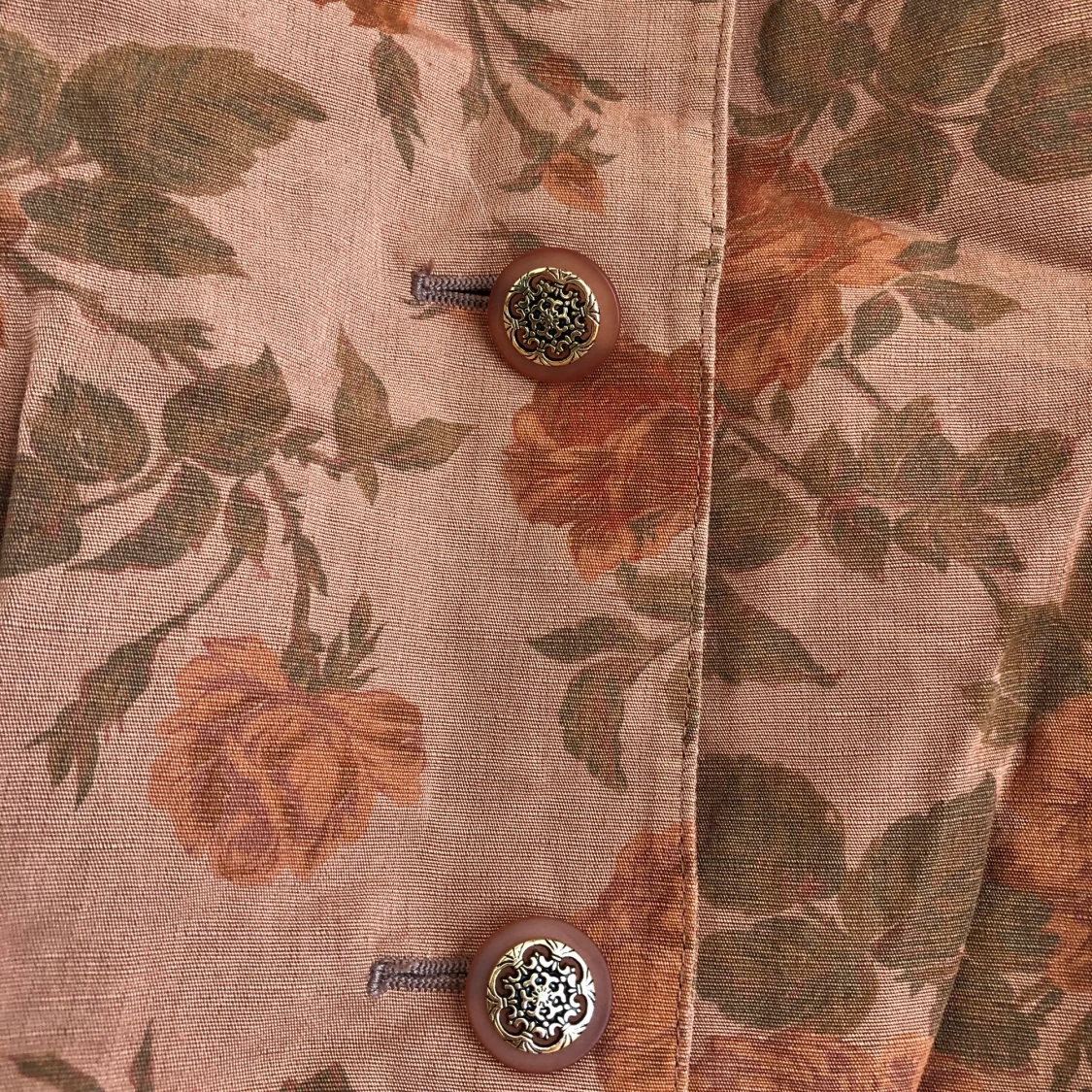 Vintage tröja med blommönster  - 90