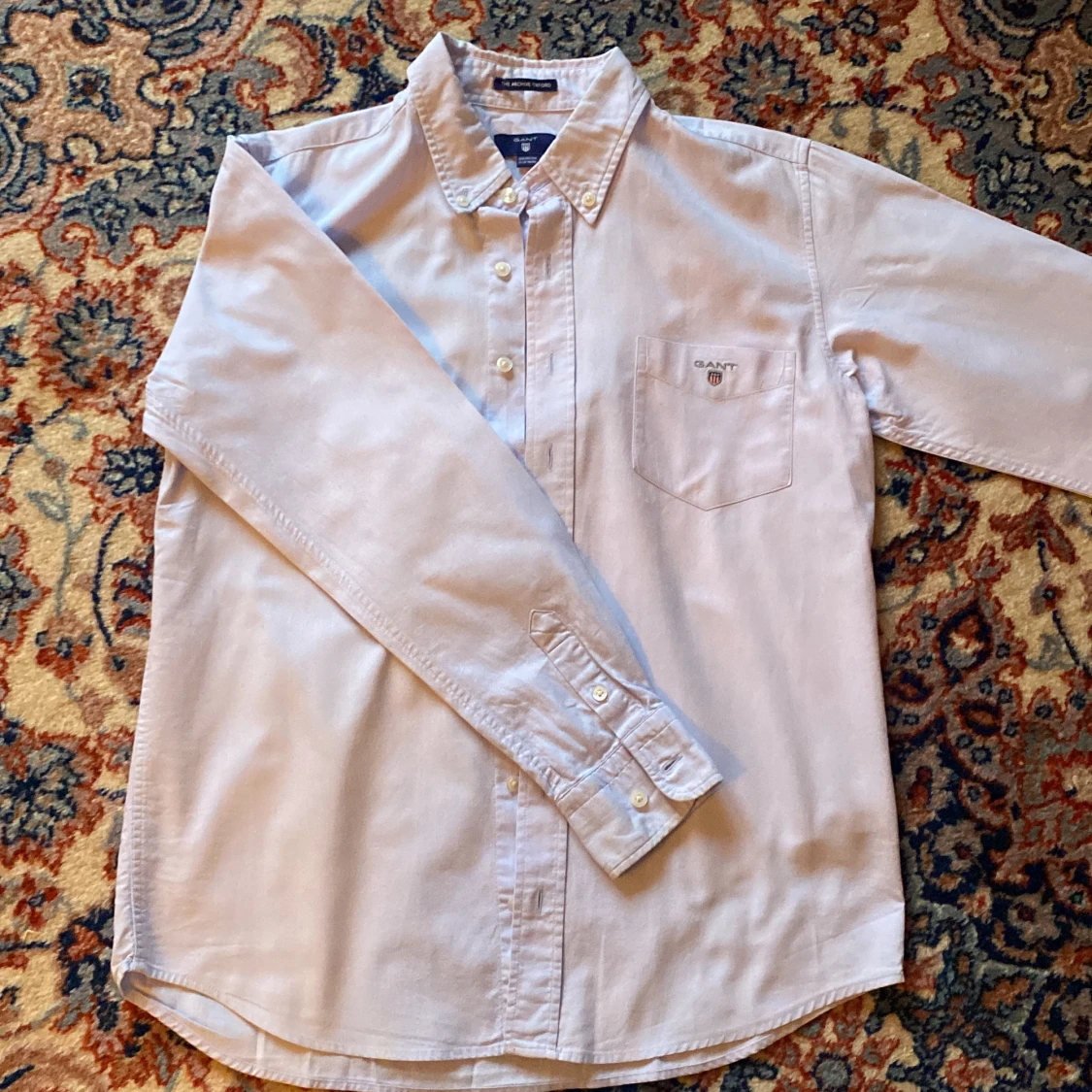 Ljusblå Gantskjorta