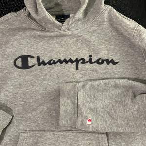 Grå Champion hoodie i storlek 150-155. 