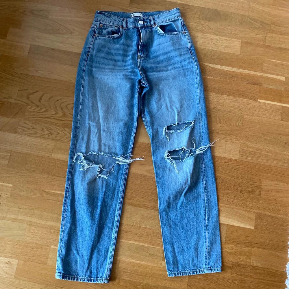 Bl Gina Tricot Ripped Jeans Plick Second Hand