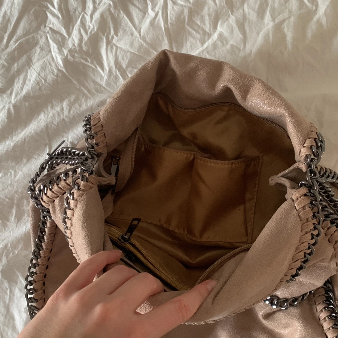 Beige väska - 91
