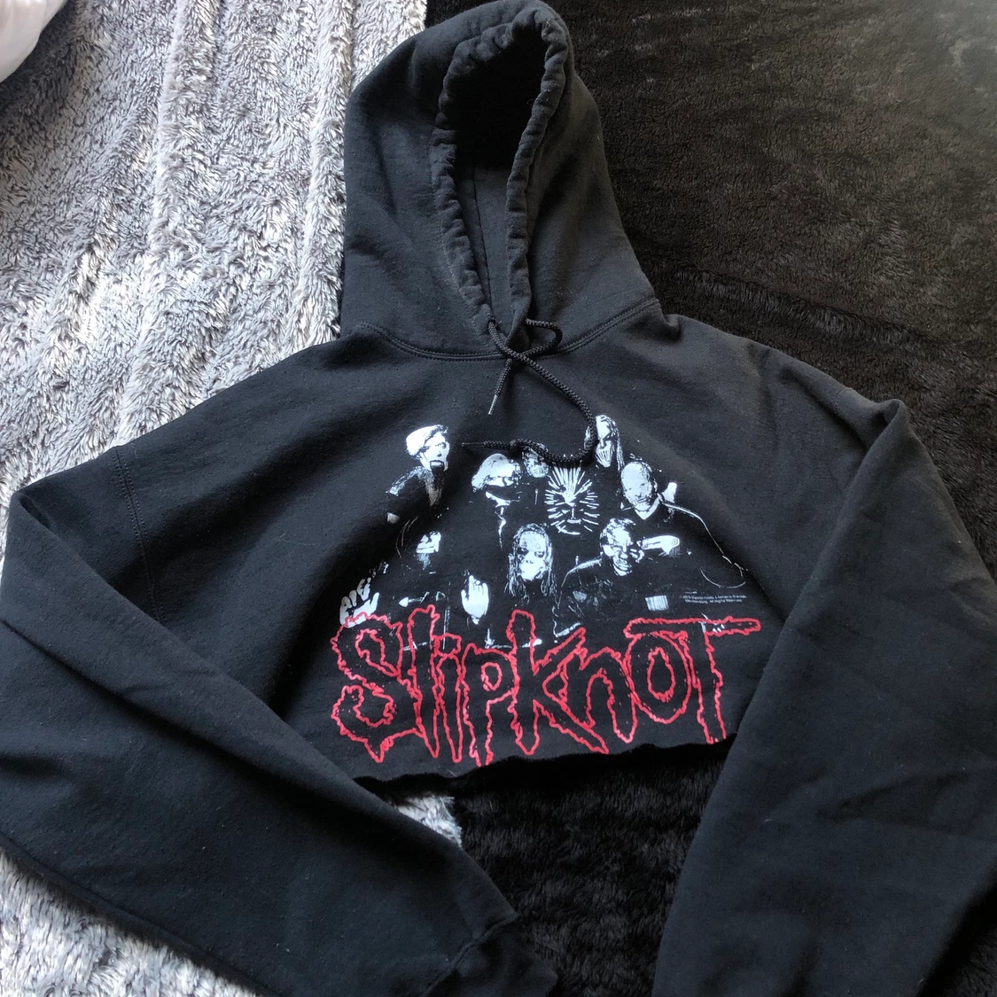 SLIPKNOT CROPPED HOODIE