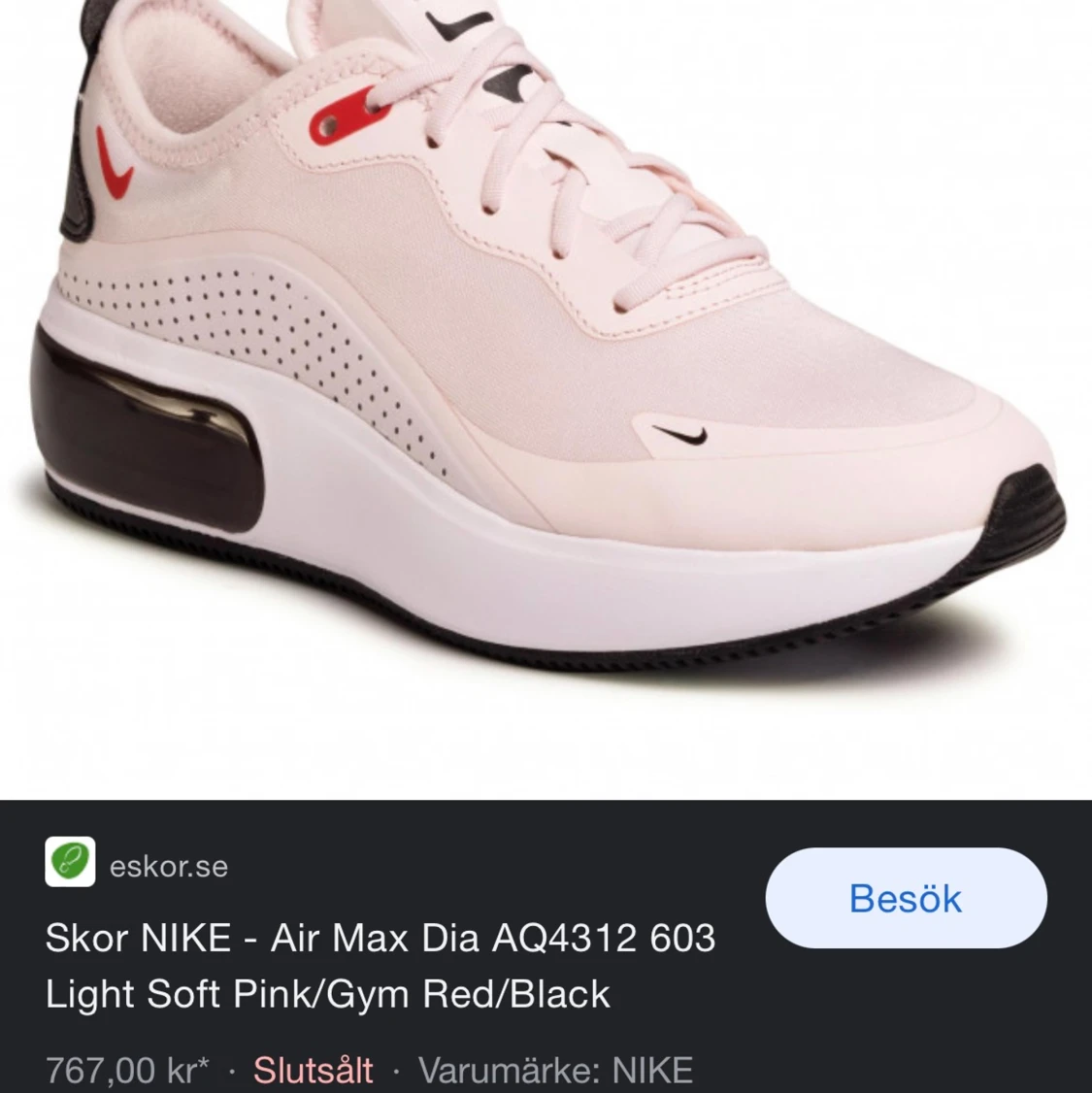 Nike rosa sneakers strl 40 - 90