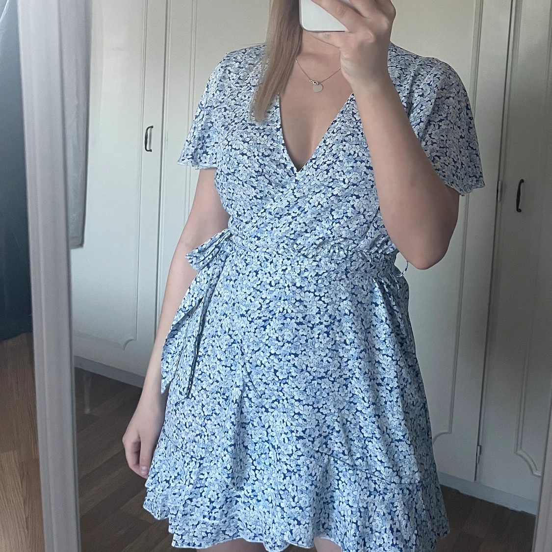 Blå klänning - 90