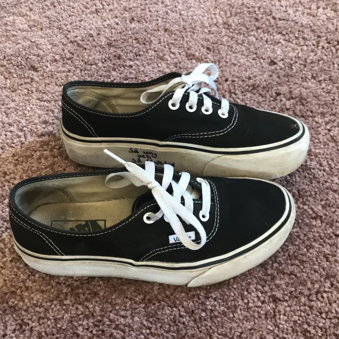 Vans platform dam, strl 36.