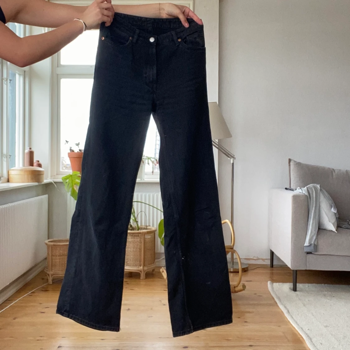 Svarta jeans