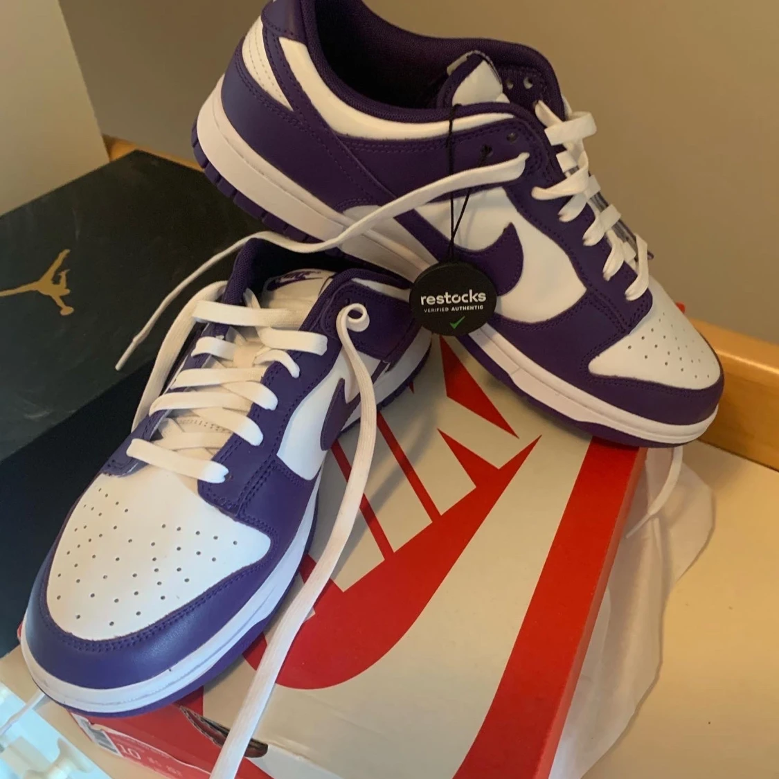 Nike dunk low championship purple storlek 44 - 90