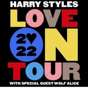Säljer mina två sittplatser biljetter till Harry styles konsert 29/6 ! Säljer då jag kommer åka iväg och har inte möjlighet att gå!