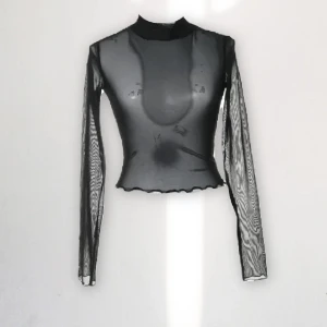 Mech tröja - Nät mech mesh tröja, genomskinlig