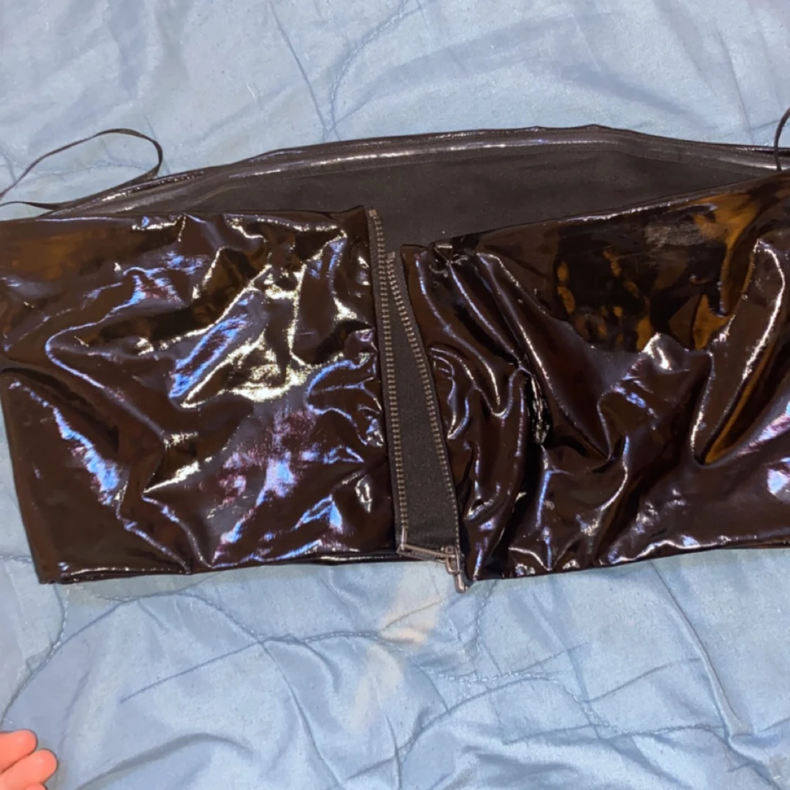 Svart kort topp - 90