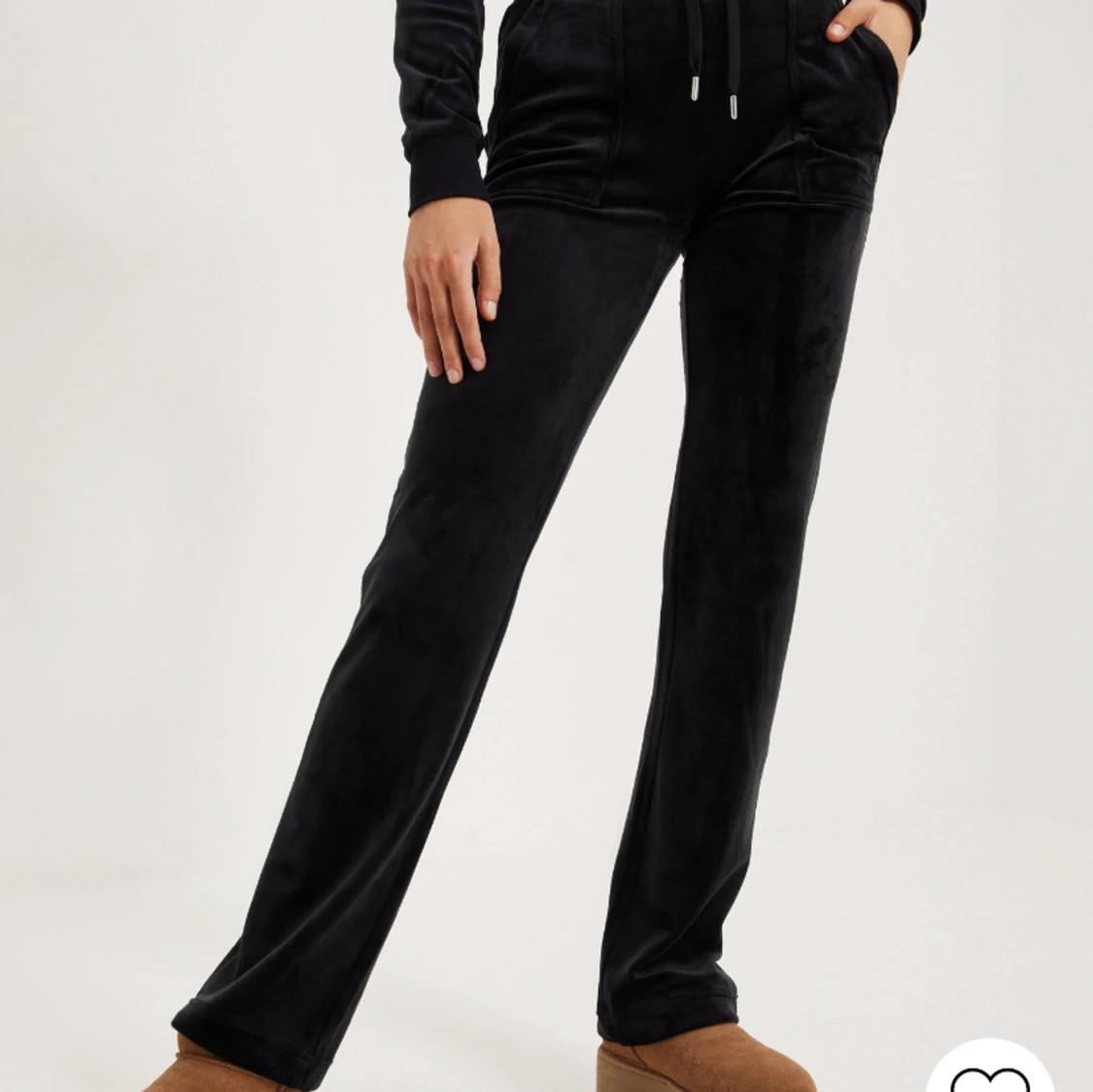 Svarta Juicy Couture Mjukisbyxor